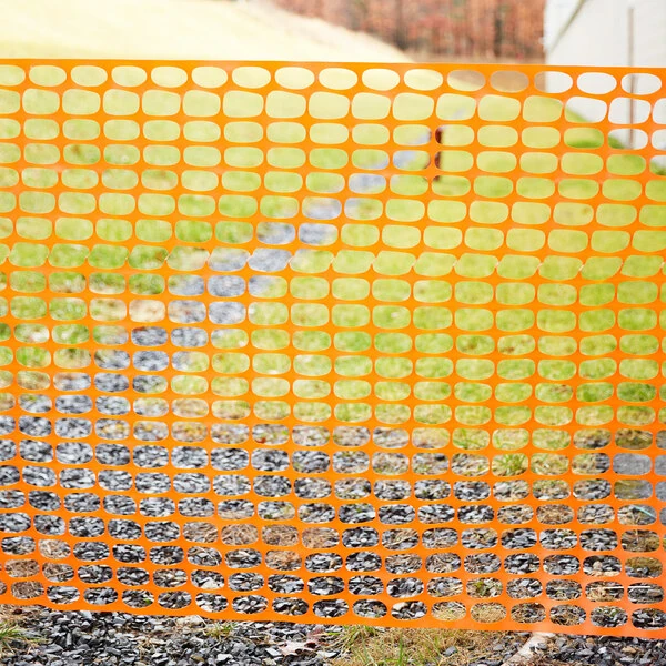 Cordova 4' x 100' Orange Safety Fencing - Oval Pattern
