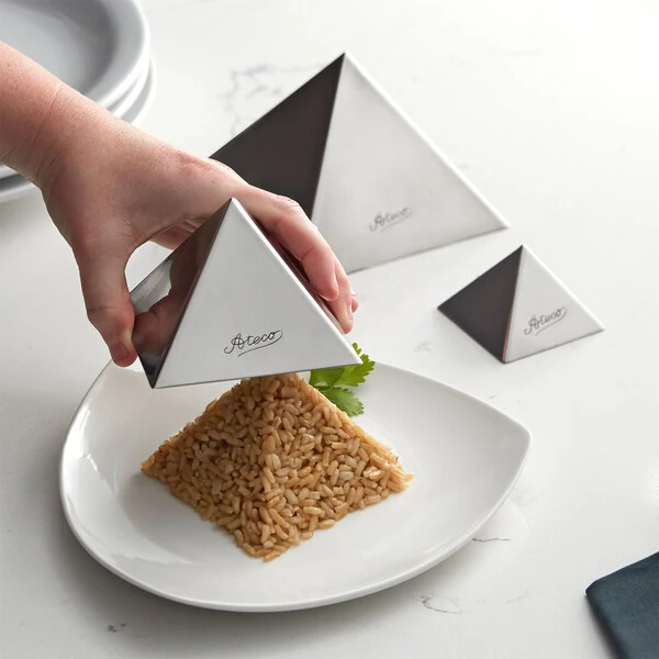 Ateco 3-Piece Stainless Steel Pyramid Mold Set