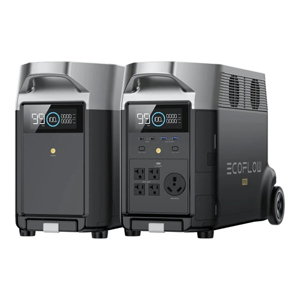 EcoFlow DELTA Pro DELTAPRO-DELTAPROEB-US Lithium-Ion Portable Power Station with Extra Battery