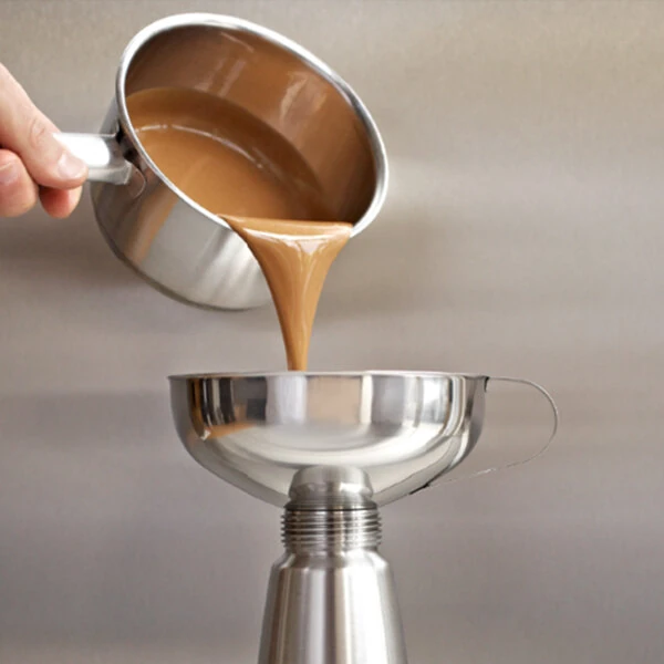iSi 271401 Stainless Steel Funnel with Sieve Insert