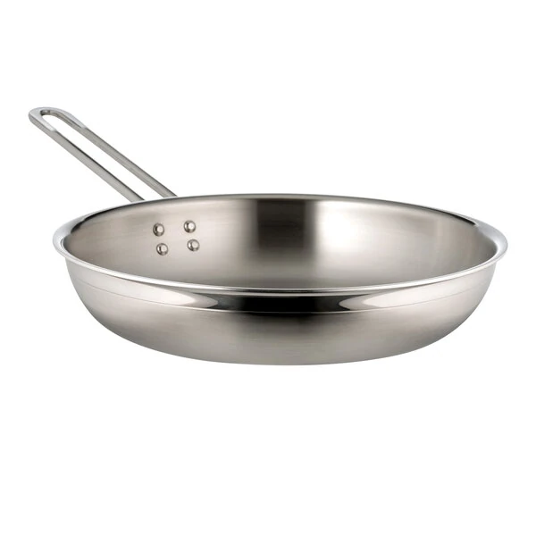 Bon Chef 60307-2TONESS Classic Country French Collection 1 Qt. 20 oz. Stainless Steel Two Tone Saute Pan / Skillet