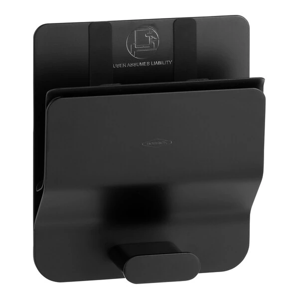 Bobrick B-635.MBLK Klutch Stainless Steel Mobile Device Holder with Matte Black Finish