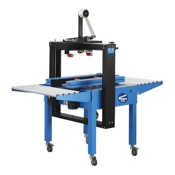 Sealer Sales 2-Belt Semi-Automatic Carton Sealer with Adjustable Side Drive Belts CS-5050AC - 110V