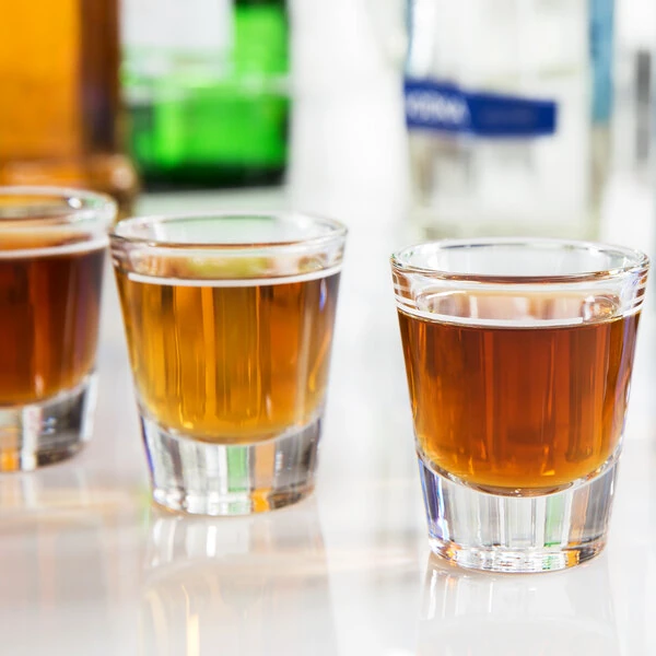Libbey 5120/A0007 1.5 oz. Shot Glass with 1 oz. Pour Line - 12/Case
