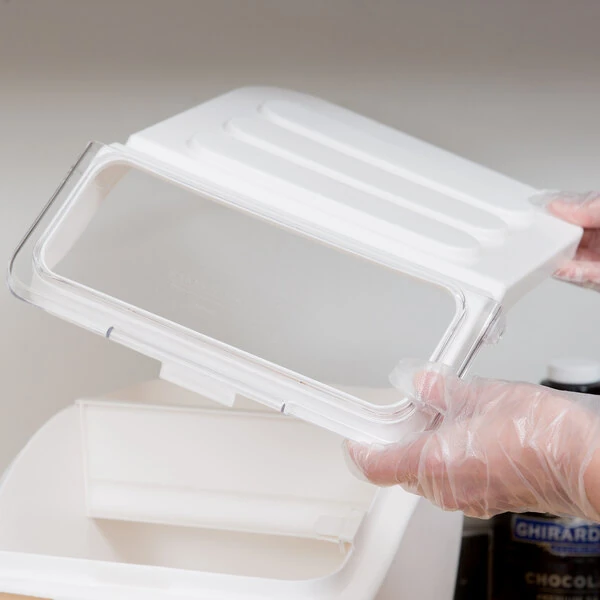 Baker's Lane Clear Replacement Lid for 2.63 Gallon / 40 Cup Shelf Ingredient Bin