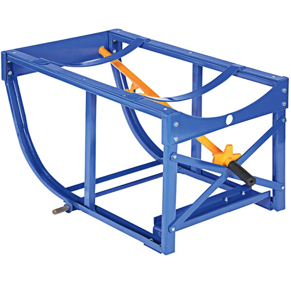 Vestil 800 lb. 31 3/4" x 19" x 21 1/2" Economy Steel Rotating Drum Cart RDC-60-NC