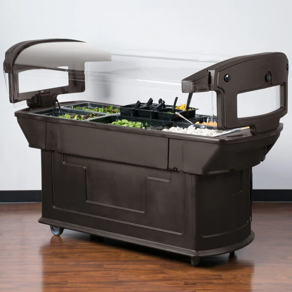 Carlisle 771101 Brown 6' Maximizer Portable Food / Salad Bar