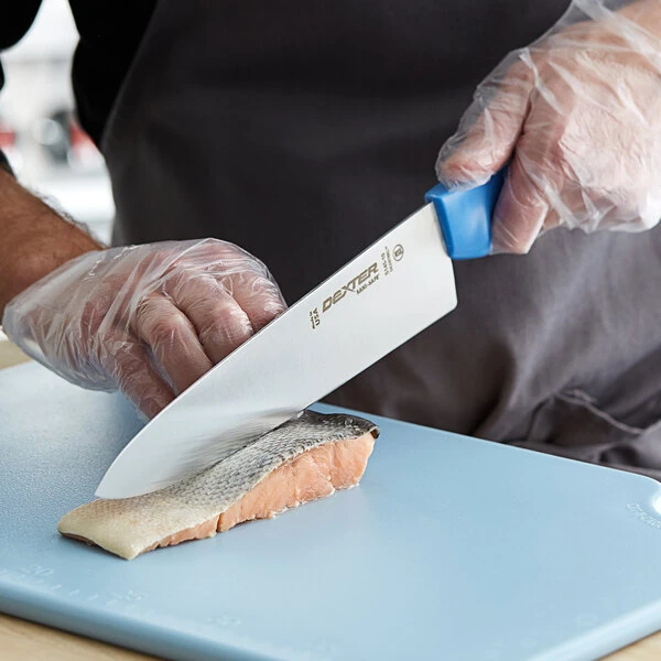 Dexter-Russell 12433C Sani-Safe 10" Blue Chef Knife