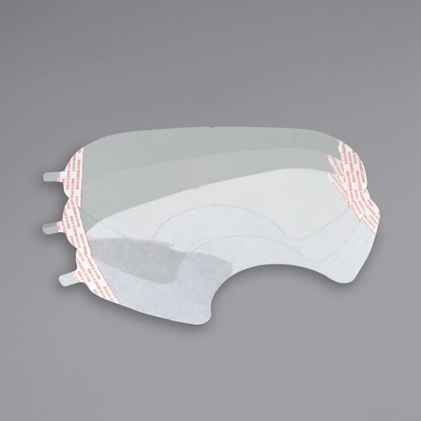 3M 6885 Clear Faceshield Cover - 25/Pack
