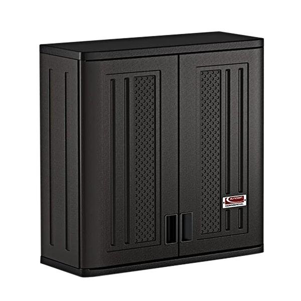 Suncast BMCCPD3000 Dark Gray 2-Shelf Heavy-Duty Wall Storage Cabinet - 30" x 12" x 30 1/4"