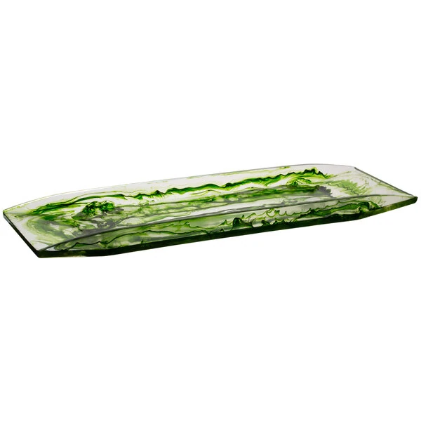 Bon Chef 23 1/4" x 7 3/4" Rectangular Eden Resin Platter