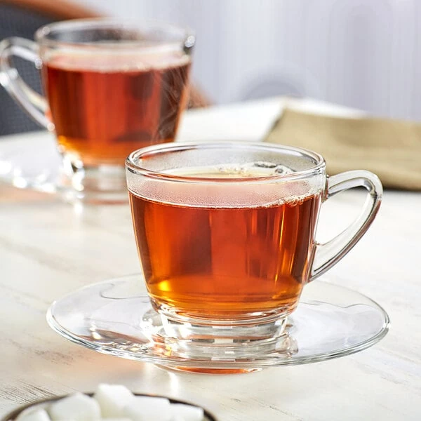 Acopa 8.5 oz. Coffee Cup and Saucer Set - 12/Case