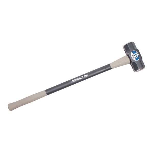Seymour Midwest S400 Jobsite 12 lb. Sledge Hammer with 36" Fiberglass Handle and Cushion Grip 41819