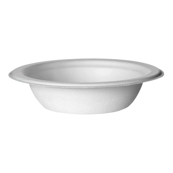 Eco-Products Vanguard 12 oz. Compostable Sugarcane Round Bowl - 1,000/Case