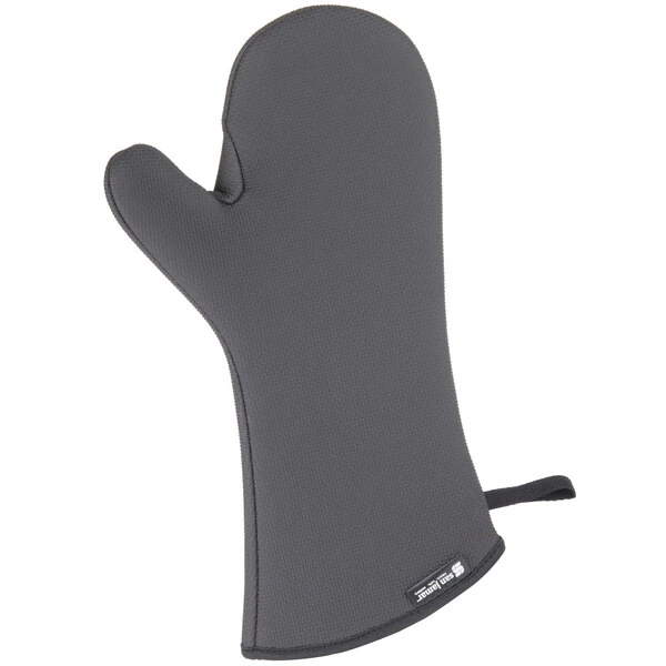 San Jamar UCMX15BK 15" UltiGrips® Oven Mitt