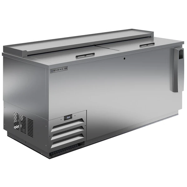Beverage-Air DW64HC-S-29 65" Frosty Brew Stainless Steel Deep Well Bottle Cooler
