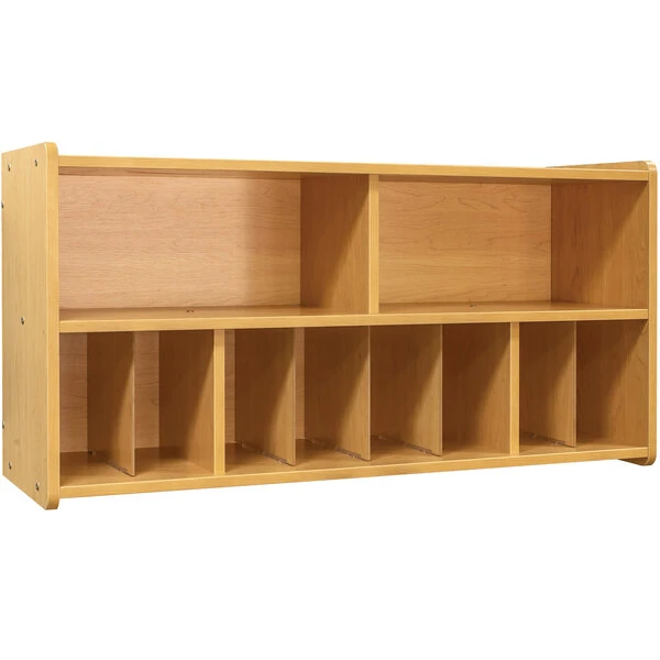 Tot Mate TM2336R.S2222 Maple Laminate Diaper Wall Storage - 46" x 15" x 23 1/2"; Unassembled