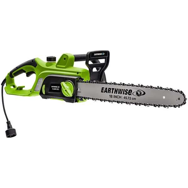 Earthwise 18" Corded Electric Chainsaw CS34018 - 120V, 60Hz, 15 Amp