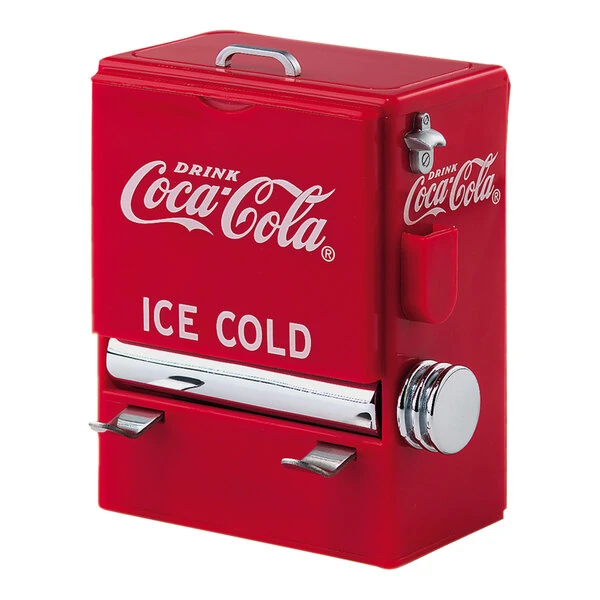 TableCraft Coca-Cola® Red Plastic Vending Machine Toothpick Dispenser