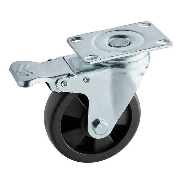 Avantco 17818101 Swivel Plate Caster with Brake for Select AU and AWT Series
