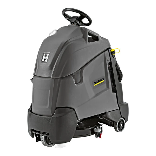 Karcher Chariot™ 2 iScrub 20 1.008-138.0 20" Deluxe Cordless Stand-On Orbital Floor Scrubber with (3) 114 Ah AGM Batteries, On-Board Charger, and Pad Driver - 10 Gallon, 36V, 180 RPM