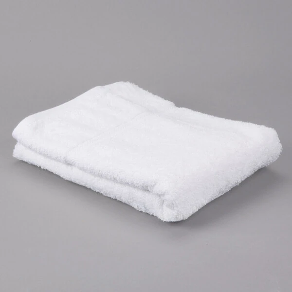 Oxford Gold Dobby 27" x 54" 86/14 Cotton / Poly Bath Towel 17 lb. - 36/Case