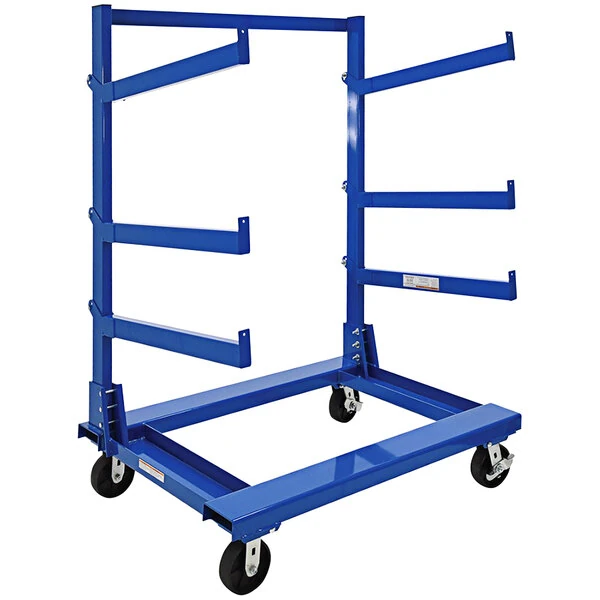 Vestil 36" x 48" Cantilever Cart with 6 Adjustable Arms CANT-3648 - 2,000 lb. Capacity