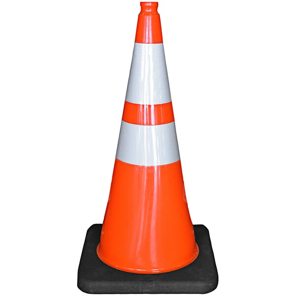 Cortina DW Series 36" Orange Traffic Cone with 12 lb. Base 03-500-17