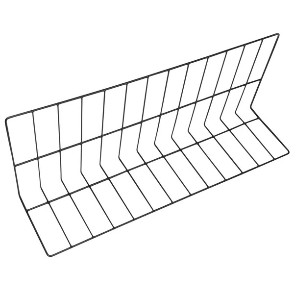 Elite Global Solutions W81230-B 30" x 8" x 12" Black Vinyl Coated Wire Divider