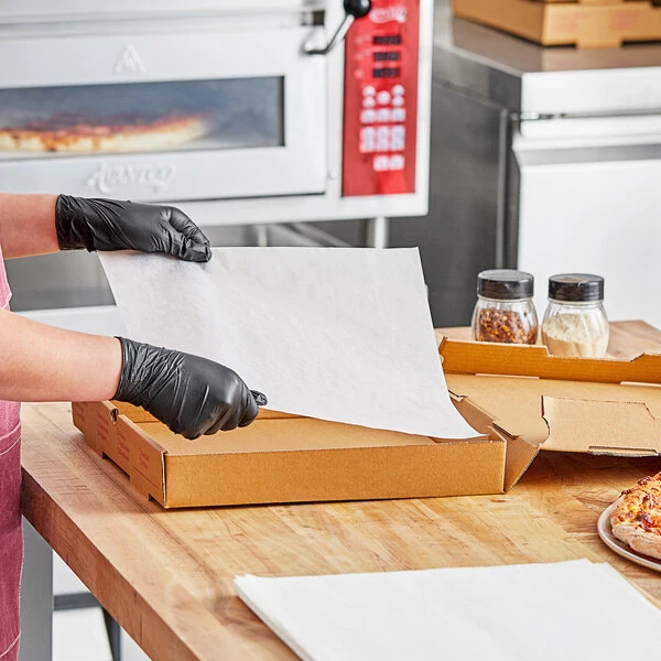 Choice 12" x 12" Quilon® Coated Pizza Box Liner - 1,000/Pack