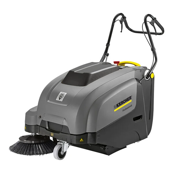 Karcher KM 75/40 W BP 9.840-739.0 30" AGM Cordless Walk-Behind Sweeper with Battery and Shelf Charger - 10.5 Gallon