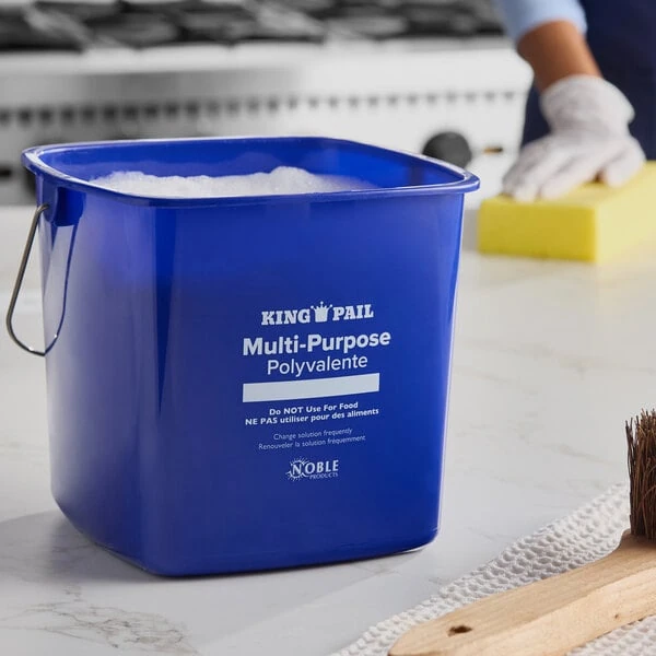 Noble King-Pail 6 Qt. Blue Cleaning Pail
