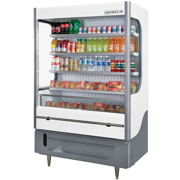 Beverage-Air VMHC-18-1-W VueMax 52" White Air Curtain Merchandiser