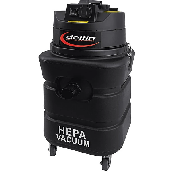 Delfin Industrial Pro HEPA 13 Gallon Dry Canister Vacuum with HEPA Filtration and Toolkit HV106 - 115V