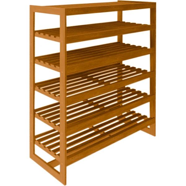 Marco Company 48" x 24" x 70 3/4" Honey Pine Bakery Display Shelf