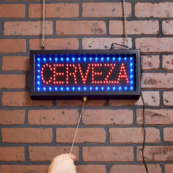 Aarco CER07S Cerveza Beer LED Sign