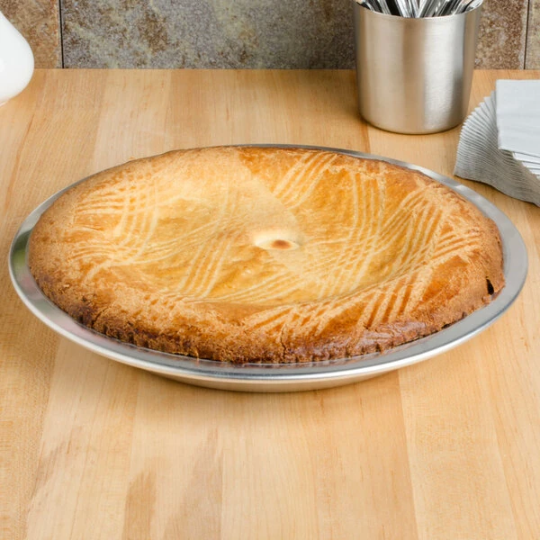 American Metalcraft 1200 10 7/8 inch x 1 1/4 inch 18 Gauge Aluminum Pie Pan