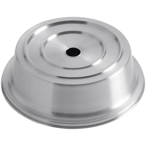American Metalcraft 8 1/16" - 8 1/4" Stainless Steel Plate Cover for Standard and Wide Foot Plates
