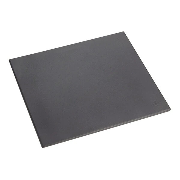 American Metalcraft Nera Nano 16" x 14" Rectangular Black Cordierite Pizza Stone PSB1416