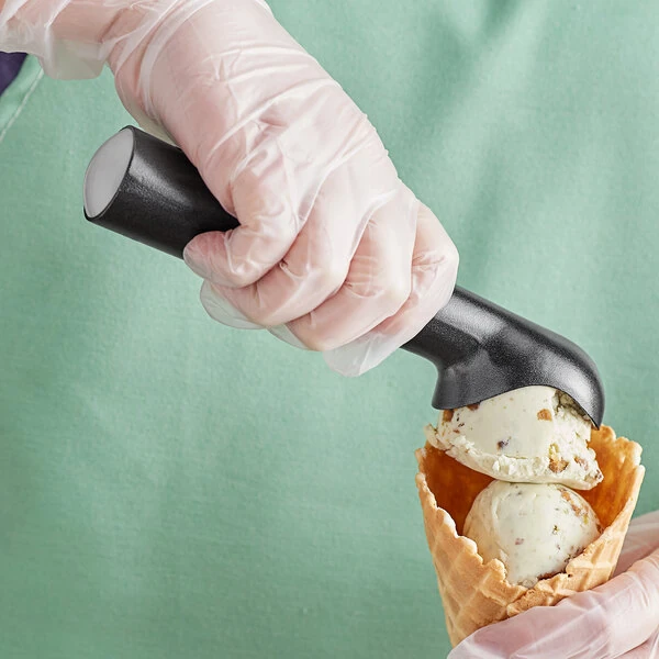 Choice #24 Non-Stick Silver Ice Cream Scoop / Dipper - 1.5 oz.