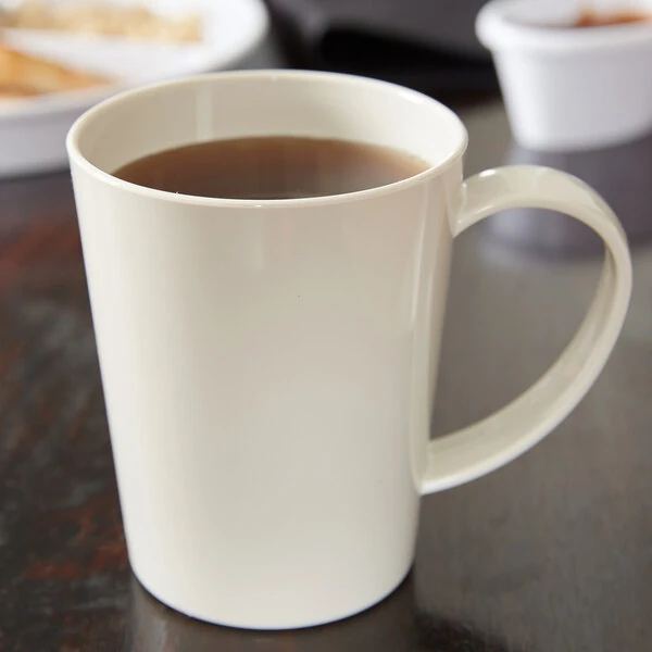 Carlisle 4306842 12 oz. Bone Tritan™ Mug - 12/Case