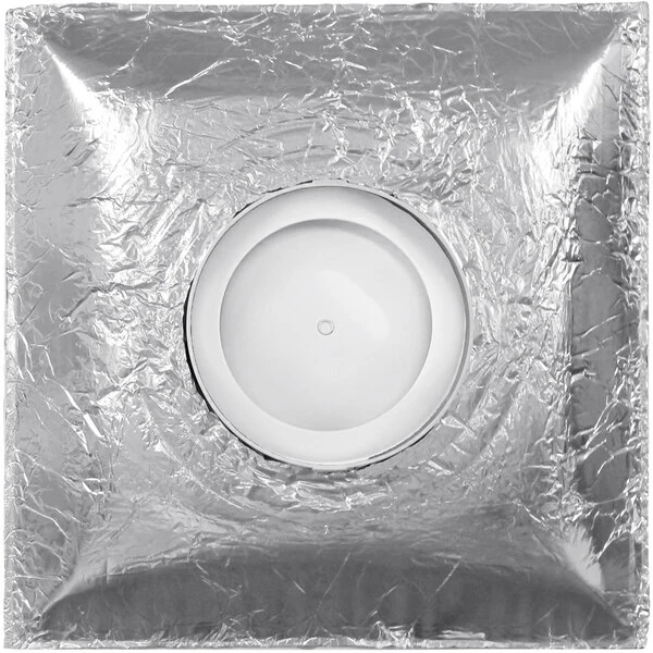 American Louver Company Stratus White Cone Diffuser with 12" Neck and R6 Insulation STR-C-12W-R6
