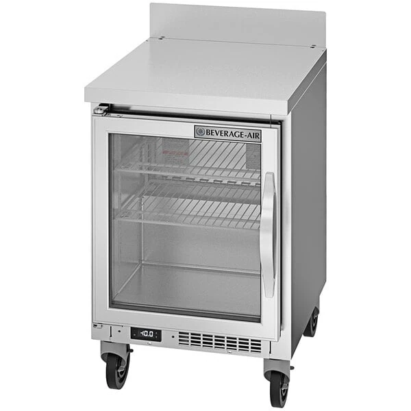 Beverage-Air WTF20HC-25-24 20" Worktop Freezer with Left-Hinged Glass Door