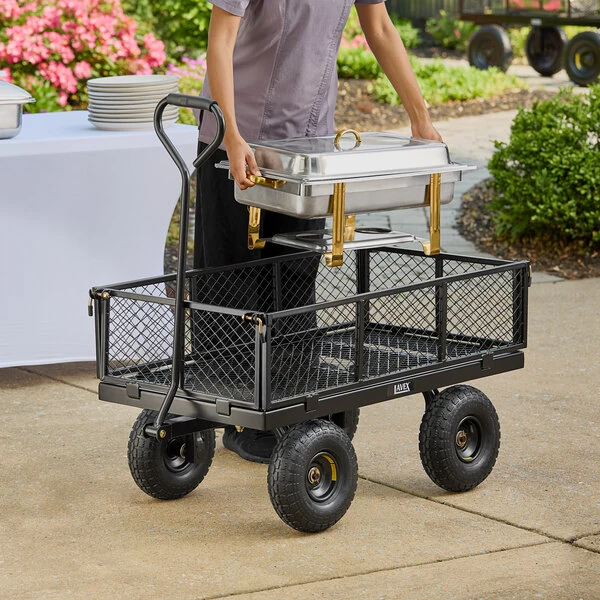 Lavex 800 lb. Steel Garden / Utility Cart