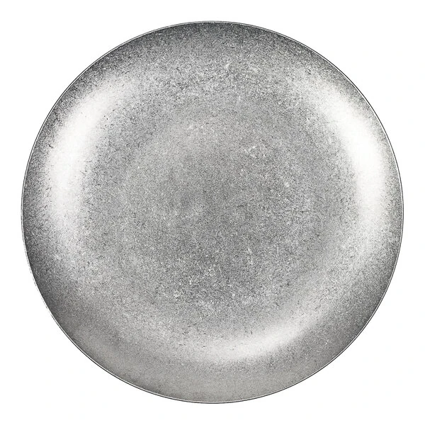 10 Strawberry Street Moab 7 1/2" Round Stainless Steel Coupe Plate - 48/Case