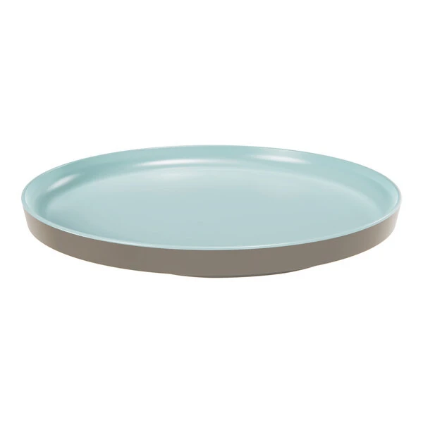 Dalebrook Mayfair from Global Tableware Collective 11'' Blue Round Melamine Plate / Bento Box Lid - 6/Case