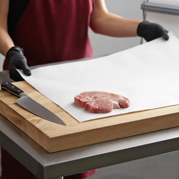 Choice 18" x 700' 40 lb. Premium White True Butcher Paper Roll