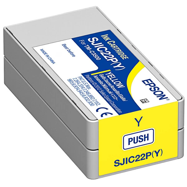 Epson C33S020583 Yellow Ink Cartridge for ColorWorks TM-C3500 Label Printers