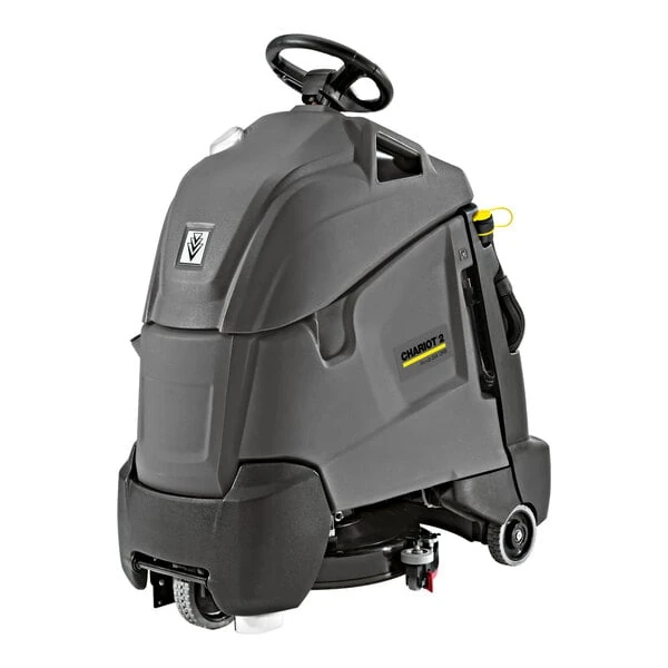 Karcher Chariot™ 2 iScrub 20 1.008-140.0 20" Deluxe Cordless Stand-On Orbital Floor Scrubber with (3) 114 Ah AGM Batteries, Automatic Charger, and Pad Driver - 10 Gallon, 36V, 180 RPM