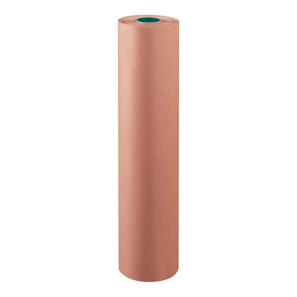 Lavex 36" x 520' 70 lb. Red Rosin Paper Roll